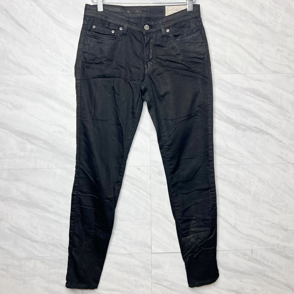 AllSaints PETROL BRODIE CROPPED Slim Skinny Stretch 26